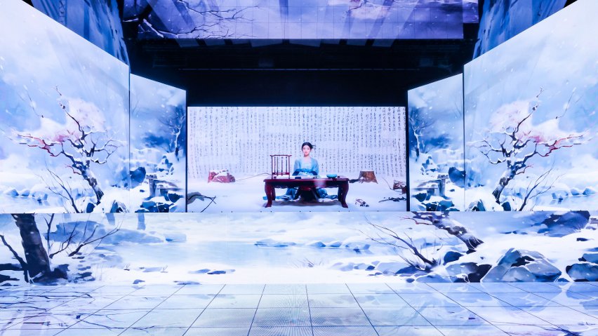 網(wǎng)易云音樂(lè)與小冰公司推出虛擬歌手陳水若演唱《風(fēng)雪千千》。主辦方供圖