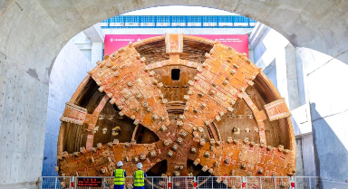 京濱鐵路天津機場隧道順利貫通